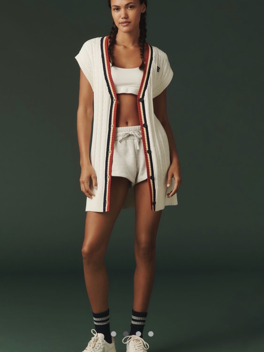 Longline Short Sleeve Cardigan